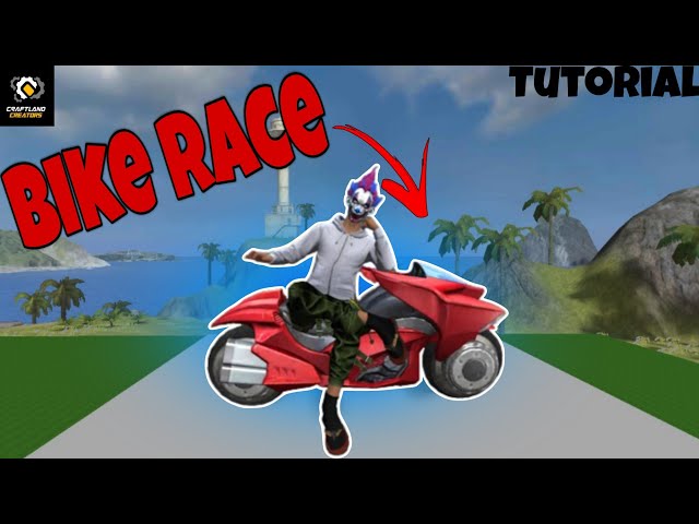 Make a bike race parkour on craftland Tutorial  @Hyper_kp 