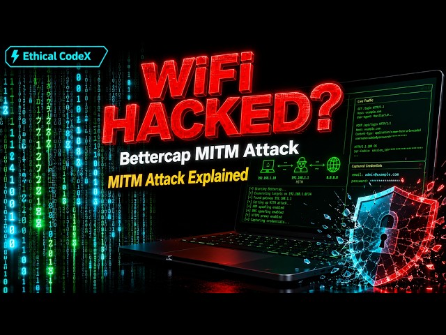 🔴 LIVE — Man In The Middle Attack Explained | Bettercap | Ethical Hacking Hindi