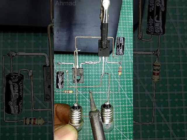 Easy 3V Bulb Flip-Flop Circuit! 💡✨ #shorts #diy