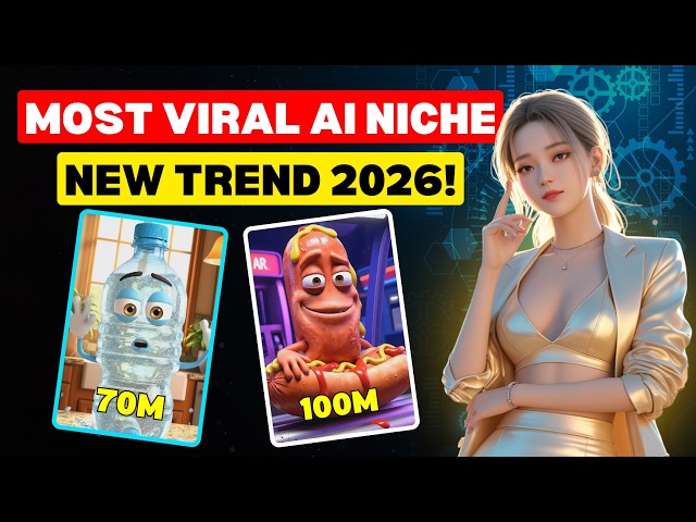 Most Viral AI Niche 2026 | How to Create 3D Talking Food & Objects Videos