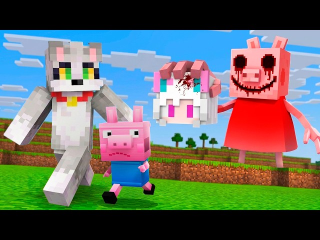 Sobreviví A Peppa Pig MALDITA En Minecraft!
