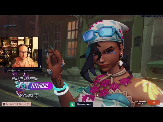 POTG🥀 Sombra Against the Odds - FitzyHere Overwatch Season 3 Gameplay