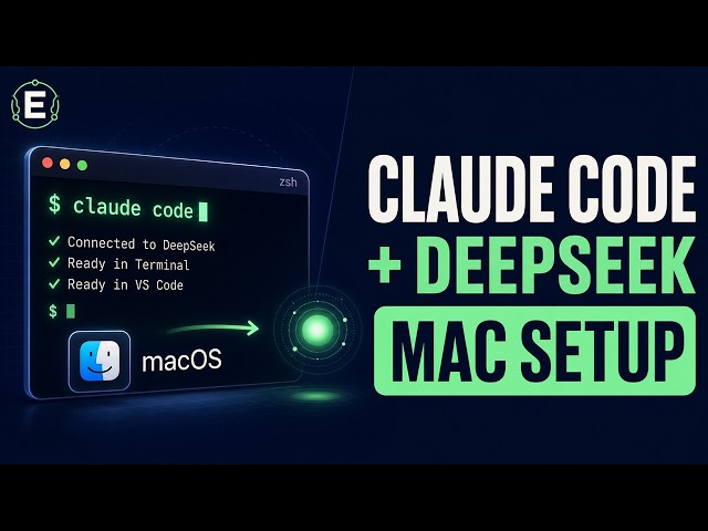 Install Claude Code with DeepSeek on Mac | Terminal + VS Code Tutorial