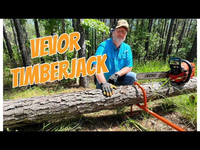 Elevador de troncos Timberjack de alta resistencia VEVOR de 48". También incluye nuestra triturad...