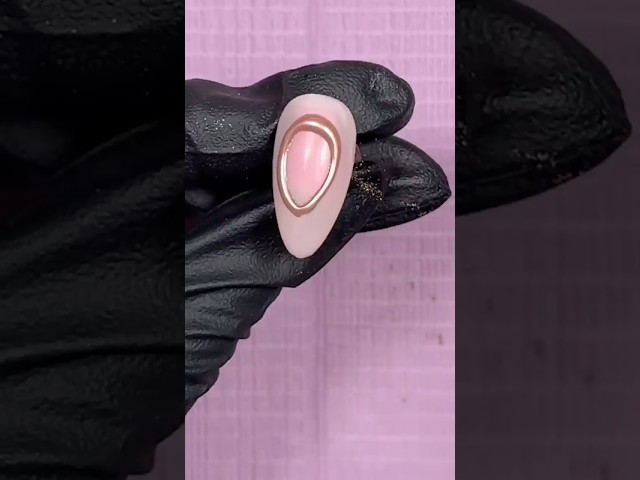 Isolated Chrome Nail Tutorial #nails #gelxnailtech #nailart