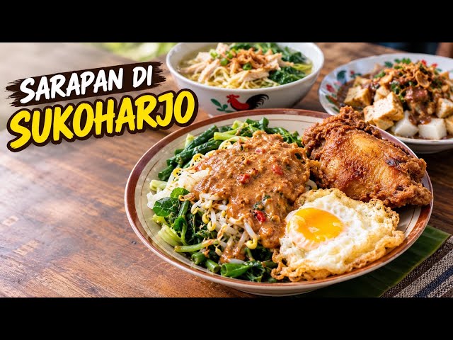 Sukoharjo Breakfast Food Trip! From Chicken Noodles, Pecel Botho, and Kupat Tahu to Garlic Spiced...