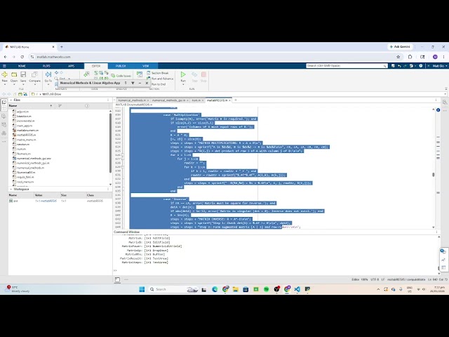Root Finder and Matrix Solver using Python and MATLAB | NUMERICAL METHODS