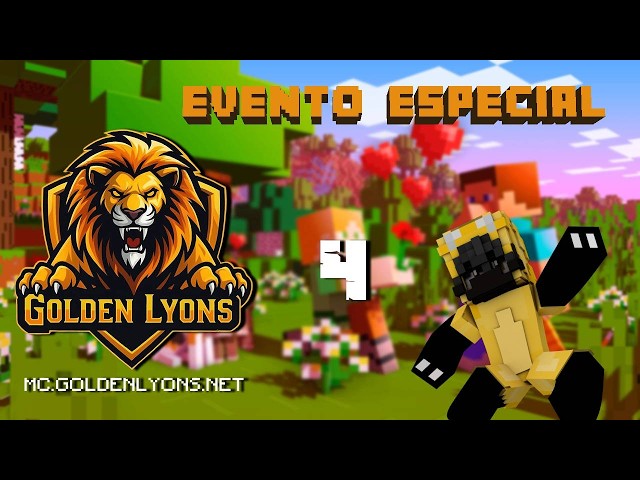 MINECRAFT SERIE - DIA DE SAN VALENTIN GOLDENLYONS (evento) - Episodio 4 | KawaiiJuega