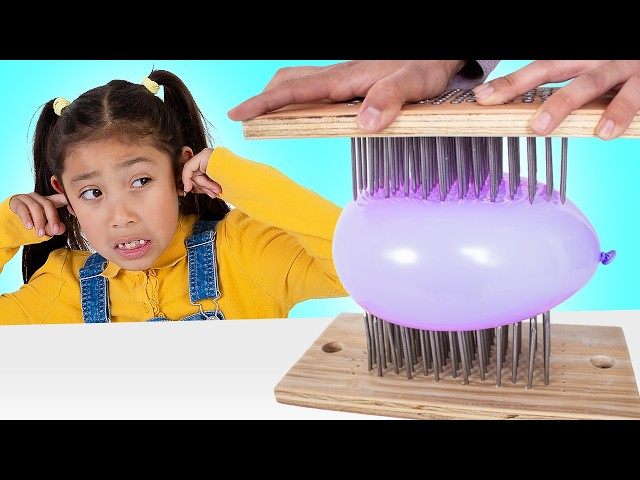 Will It POP?! Fun Science With Maddie Eva & Bella