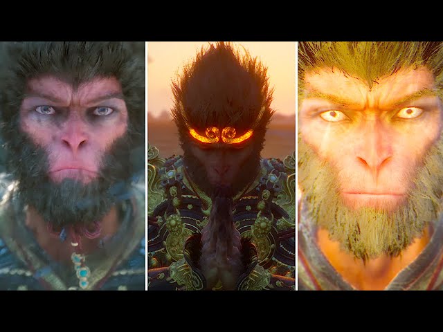Black Myth WUKONG All Endings (Secret, True, Default)
