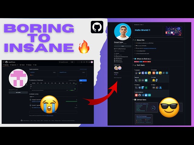 How to Make Your GitHub Profile Look INSANE 🔥