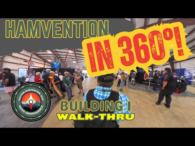 Dayton Hamvention Building #1 360° walk | #hamvention