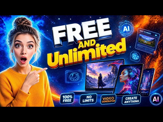 100% FREE LONG AI video Generator : NEW Text And Image To Video Maker