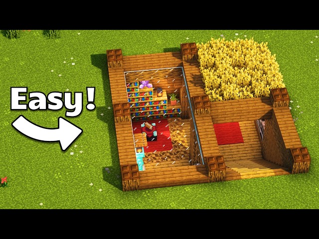 Minecraft: How to build a Simple Underground House! | Tutorial 🏡