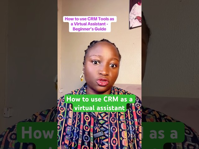 How to use CRM as a virtual assistant #crm #virtualassistant #customerservice