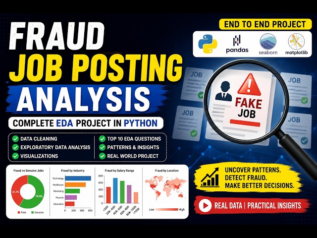 Real-World Data Analysis Project in Python | Fraud Job Detection EDA