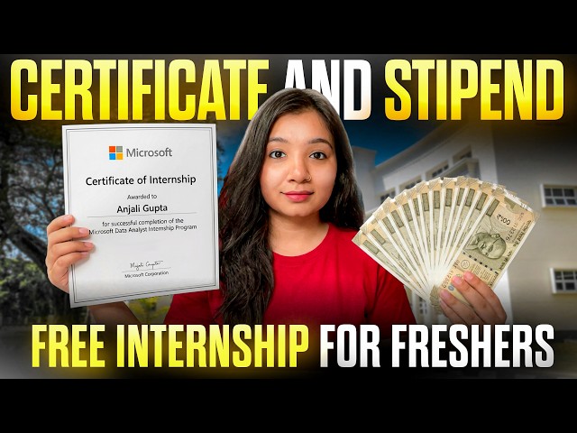 🔥300+ FREE Online Internships with CERTIFICATE + STIPEND For Freshers