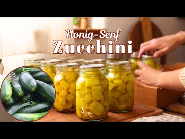 Canning Honey Mustard Zucchini – How to Keep Them Nice and Crunchy