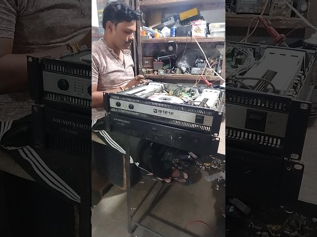 🔥The Electro-Amplifier #automobile #audioequipment #audiorepair #electrical #electronic #dj #shorts