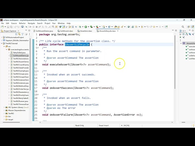 TestNG IAssertLifeCycle Interface
