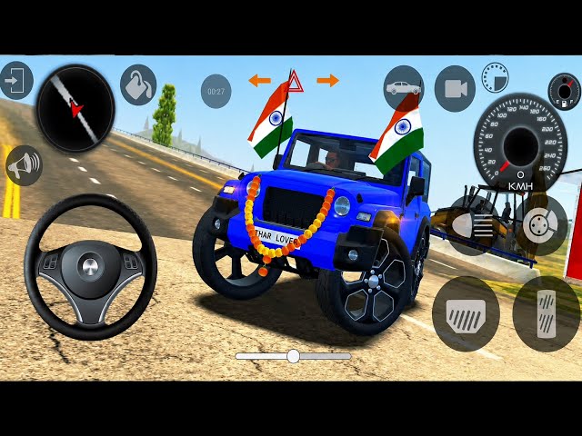 Modified Mahindra Thar Car Games: Indian Cars (Gadi Wala Game) - Car Games  Android Gameplay 2026