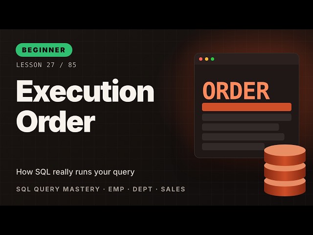 WHERE vs HAVING and Execution Order | Oracle SQL Course #27