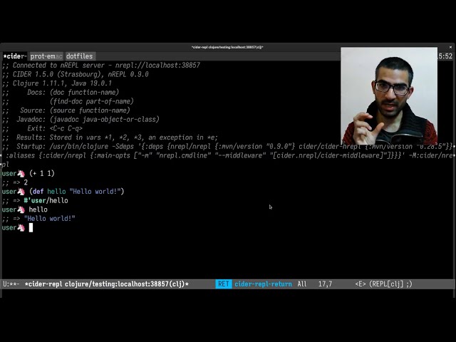 Emacs: introduction to Clojure (CIDER and clojure-mode)