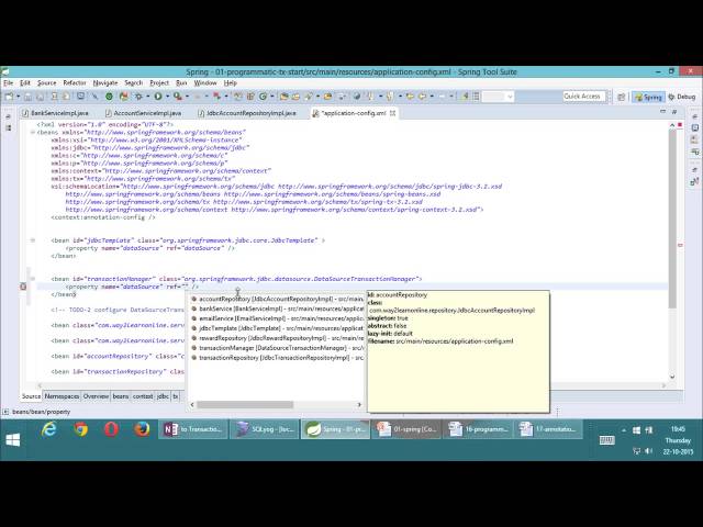 spring mvc [16 programmatictransactions]