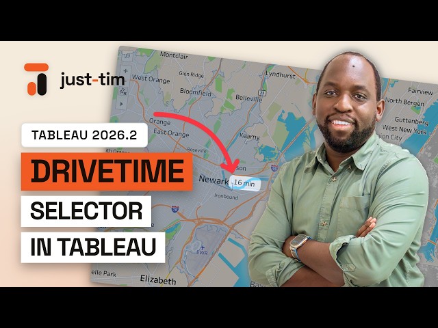Tableau Drive Time Selection: How It Works