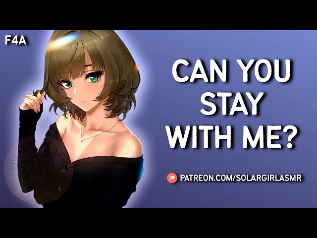 ASMR Roleplay | Stuck with Best Friend's Sister | Confession | ASMR Girlfriend Sleep Aid | F4A GF RP