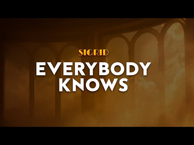 Sigrid - Everybody Knows | From Justice League (Lyrics)