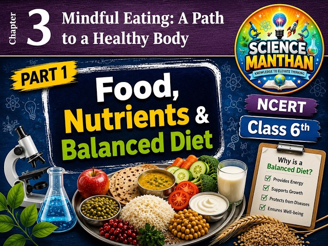 NCERT Class 6 Science Chapter 3 – Mindful Eating: A Path to a Healthy Body (Part 1)