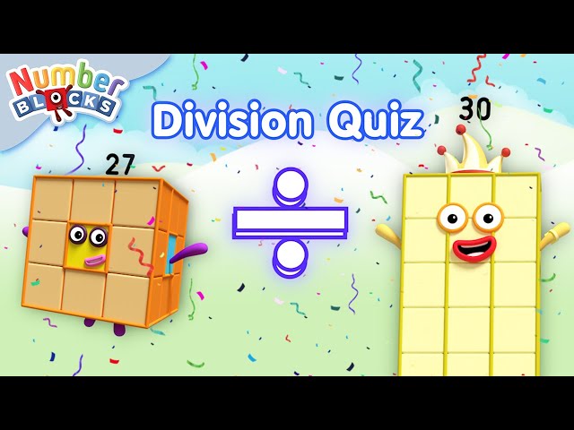 Division Number Magic Quiz | Learn to Count | @Numberblocks