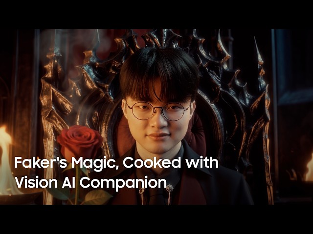 Faker's Magic, Cooked with Vision AI Companion | Samsung