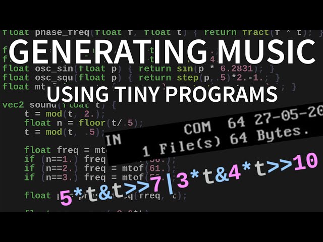Generating music using tiny programs [2023 NE Synth Fest]