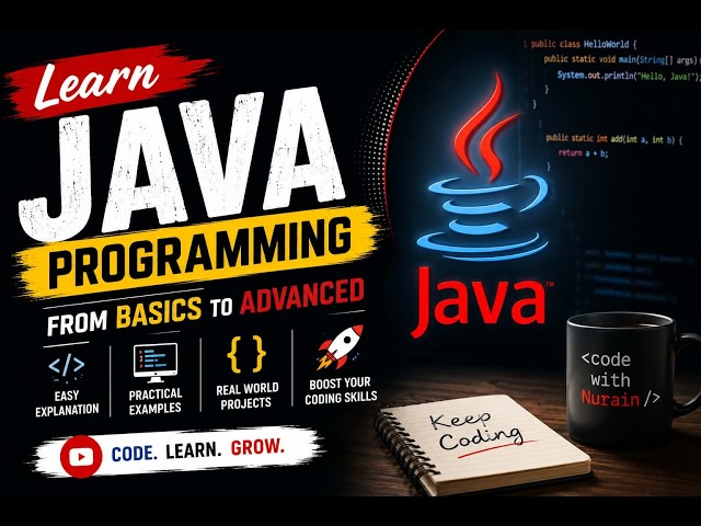 Java Programming Full Course in Bangla | From Basics to Advanced (Class No 2)