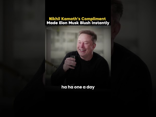Elon Musk Blushes😳🚀 #elonmusk #inspiration #podcast
