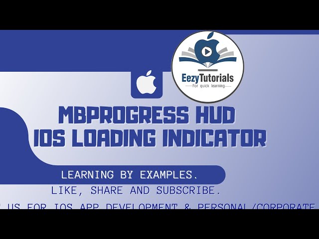 MBProgressHUD library iOS demo