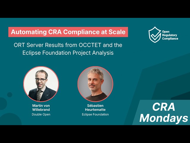 #CRAMonday - Automating CRA compliance at scale