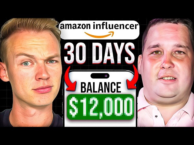 $12,000 in 30 Days With The Amazon Influencer Program