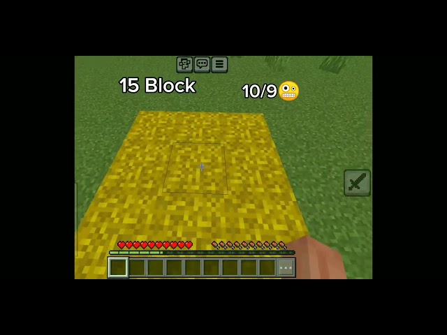 I can survive 15 Block jump in Minecraft