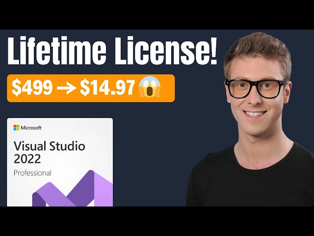 Microsoft Visual Studio Pro 2022: Get a Lifetime License for $14! (97% OFF)