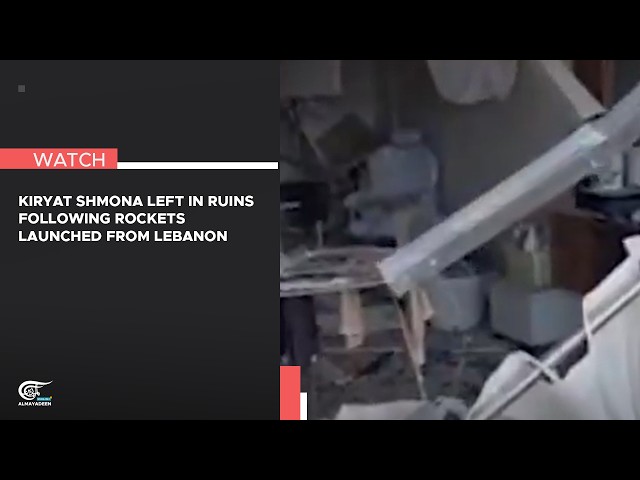 Kiryat Shmona left in ruins following rockets launched from Lebanon