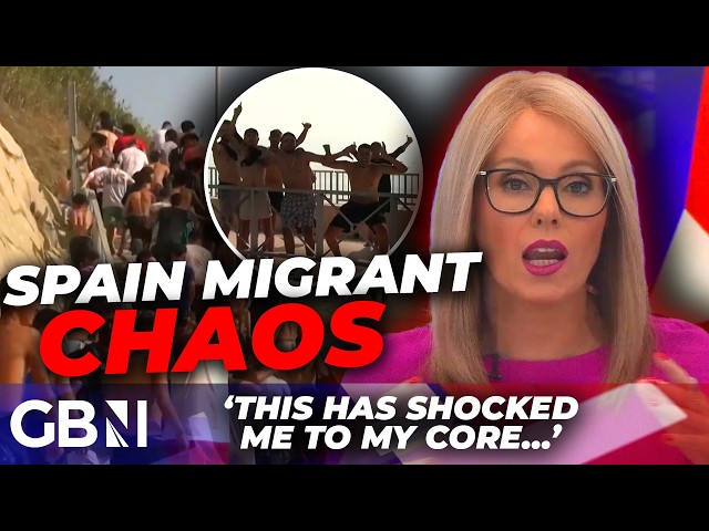 "This Is an INVASION!" Michelle Dewberry reacts to SHOCKING Spain-Morocco border footage chaos