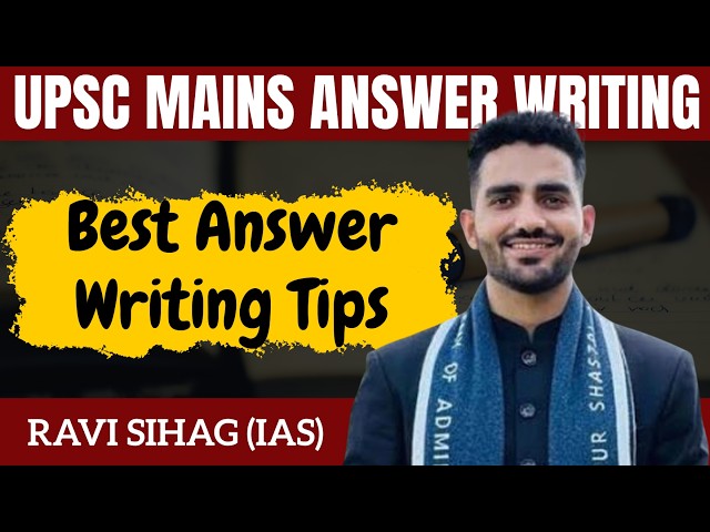 UPSC  Mains Answer Writing Tips By Ravi Sihag IAS | Best Answer Writing Strategy By Ravi Sihag IAS