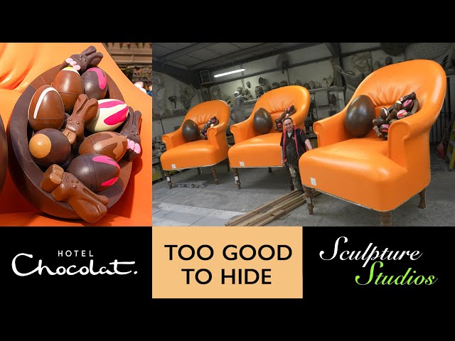 Giant Easter Eggs and Armchairs - Hotel Chocolat - by Sculpture Studios