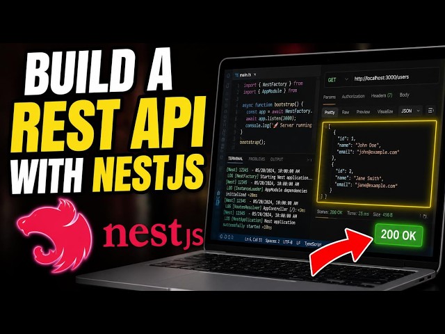 How to download and build a REST API with NestJS - Step By Step