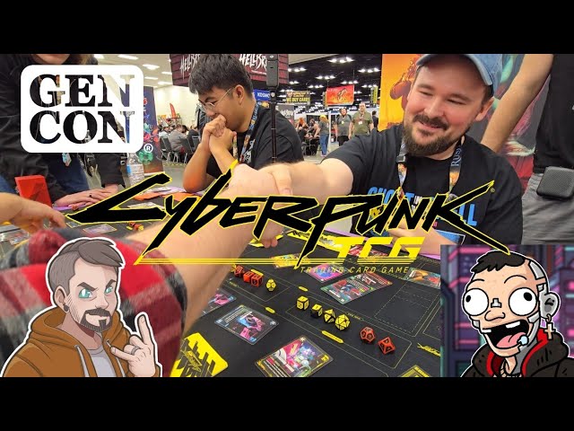 Cyberpunk TCG Demo Gameplay from GenCon 2026 w/ @Gonkbehavior 