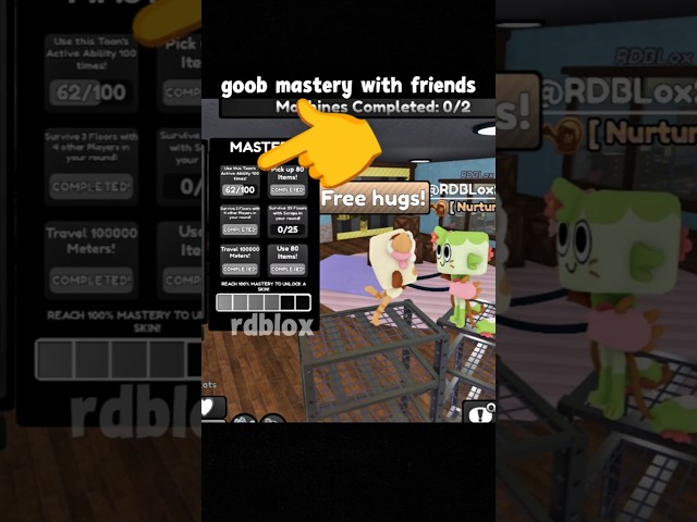 Goob Mastery with friends (😂) Roblox Funny Meme #dandysworld #roblox #update