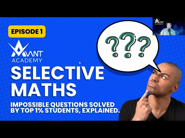 EP.1: Get CRAZY GOOD at probability | NSW Selective Mathematics